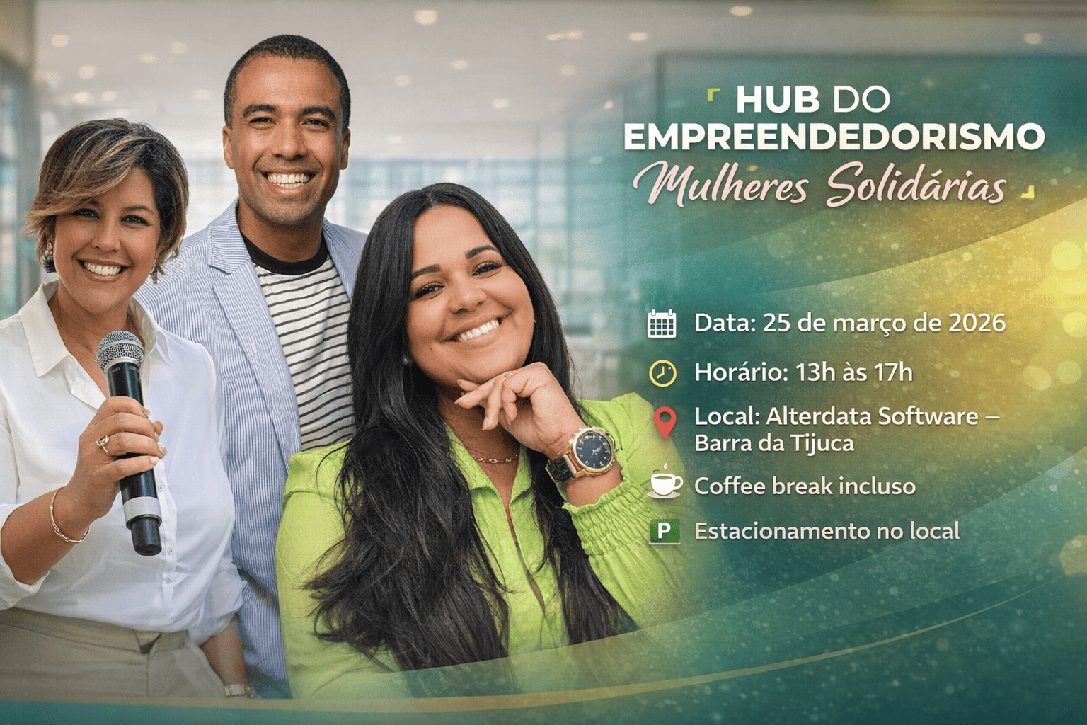 HUB DO EMPREENDEDORISMO - MULHERES SOLIDÁRIAS