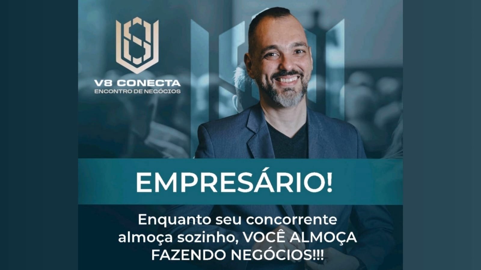 V8 Conecta -16/04/26 (quinta) | Local: SALINAS Recreio - Av. Lúcio Costa 16580 12h às 18h